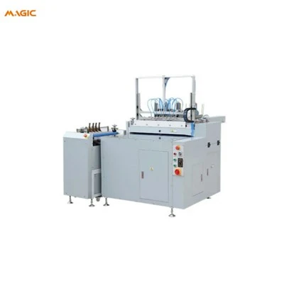 Maquina para fabricar cajas semiautomática